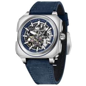 Pagani Design Automatic Skeleton Dial Brown Strap Men's Watch | PD-1791