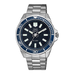 Q&Q Superior Stainless Steel Chain Watch S374J212Y