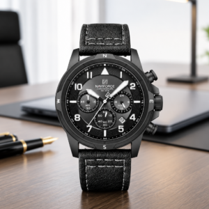 Naviforce 8077 L - Black White